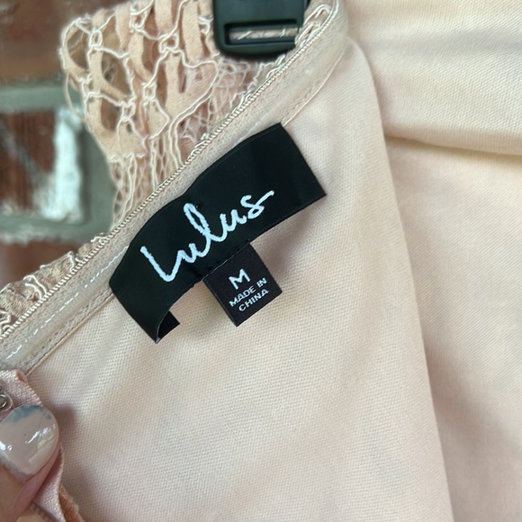 Lulu's NWT strapless lace dress size M - Picture 7 of 10